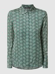 Blouse van viscose  van Esprit Collection Groen - 17
