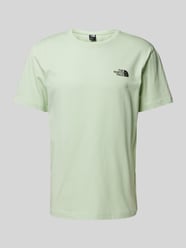T-Shirt mit Label-Print von The North Face Grün - 35