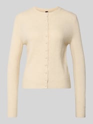 Strickjacke aus Woll-Mix mit Rundhalsausschnitt von Stefanel - 41