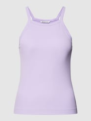 Tanktop mit U-Ausschnitt von Tom Tailor Denim Lila - 11
