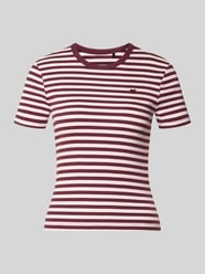 Slim Fit T-Shirt aus Baumwoll-Mix Modell 'VAL' von ONLY Pink - 2
