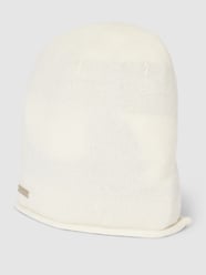 Beanie mit Label-Detail von Seeberger Weiß - 35