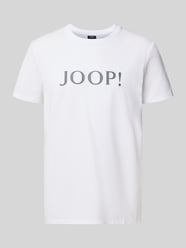t-shirt z logo i okrągłym dekoltem od JOOP! COLLECTION - 3