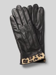 Handschoenen in leerlook van FI.NE - 31