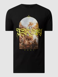 Oversized T-shirt van katoen van Mister Tee Grijs / zwart - 48