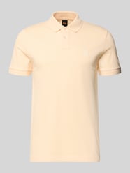 Slim Fit Poloshirt aus Baumwoll-Mix Modell 'PASSENGER' von BOSS Orange Orange - 46