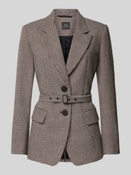 Blazer mit Taillengürtel von ARMANI EXCHANGE Braun - 38