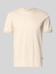 t-shirt o kroju slim fit z czystej bawełny model 'H-TESSLER 238' od BOSS - 38