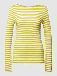 Longsleeve mit U-Boot-Ausschnitt von Marc O'Polo Grün - 41