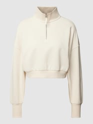 Kort sweatshirt van katoen met ritssluiting van G-Star Raw Wit - 13