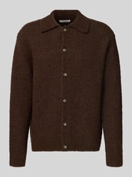 Regular fit gebreid jack van wolmix, model 'LOYD' van SELECTED HOMME - 20