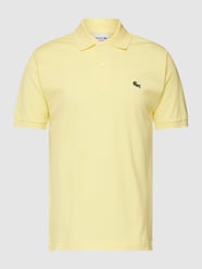 Poloshirt mit Logo-Stitching von Lacoste Gelb - 32