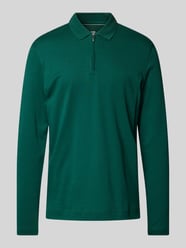 Poloshirt met korte ritssluiting van Christian Berg Men Groen - 22