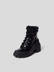 Bikerboots mit Blockabsatz von Tory Burch Schwarz - 40