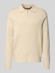 Relaxed Fit Pullover aus Viskose-Mix Modell 'TELLER' von Selected Homme Beige - 18