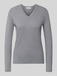 Pullover aus Viskose-Mix mit V-Ausschnitt von Christian Berg Woman - 6