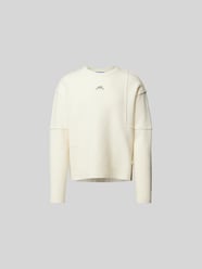 Sweatshirt mit gerippten Abschlüssen von A-COLD-WALL Beige - 16