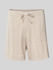 Regular Fit Shorts mit Lochmuster von Colours & Sons Beige - 38