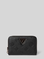 Portemonnee met labeldetail, model 'CRESIDIA' van Guess - 16