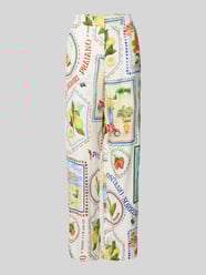 Stoffhose aus Leinen-Viskose-Mix im Allover-Look von Forever New - 17
