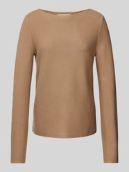 Longsleeve in Strick-Optik von Marc O'Polo Braun - 14