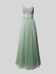 Abendkleid mit Strasssteinbesatz von Mascara - 4