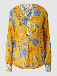 Blouseshirt van viscose  van MINT & MIA Geel - 14