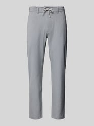 Tapered fit stoffen broek met achterzakken van MCNEAL Grijs / zwart - 18