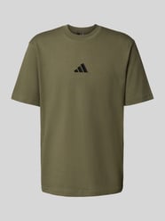 T-shirt met labelstitching en ronde hals van adidas Sportswear - 48