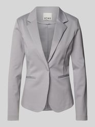 Slim Fit Blazer mit Paspeltaschen Modell 'KATE' von ICHI Grau - 25