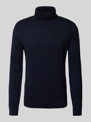 Regular Fit Rollkragenpullover aus reiner Baumwolle mit Logo-Stitching von Tom Tailor - 41