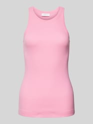 Tanktop in Ripp-Optik von Rich & Royal Rosa - 36