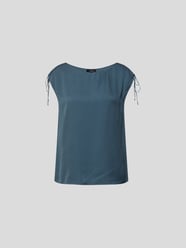 T-Shirt aus Seide von Theory Blau / Türkis - 4