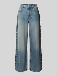 Wide Fit Jeans mit Zierknöpfen von Jake*s Casual - 34