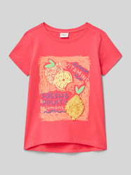 t-shirt o kroju loose fit z czystej bawełny od s.Oliver RED LABEL - 8