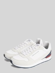 Sneaker aus echtem Leder mit Label-Details von Tommy Hilfiger - 12