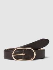 Leren riem met doornsluiting, model 'Adria' van Weinmann Bruin - 47