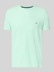 T-shirt w kroju regular fit z haftowanym logo od Fynch-Hatton - 48