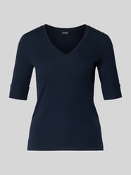 T-Shirt mit V-Ausschnitt Modell 'JUDY' von Lauren Ralph Lauren - 7