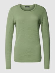 Sweter z dzianiny z fakturowanym wzorem od Vero Moda Zielony - 14