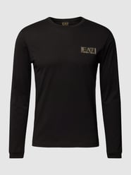 Longsleeve mit Label-Patch von EA7 Emporio Armani Schwarz - 26