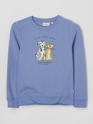 Sweatshirt met tekst  van Tom Tailor Paars - 27