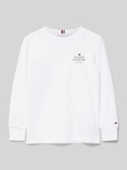 Longsleeve mit Label-Print von Tommy Hilfiger Kids Weiß - 2