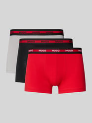 Slim Fit Trunks aus Baumwoll-Mix im 3er-Pack Modell 'PLANET' von HUGO - 28