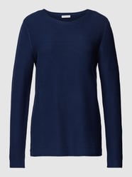 Gebreide pullover met ronde hals van Tom Tailor Blauw - 43