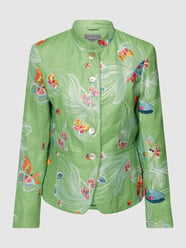 Blazer van puur linnen met maokraag van White Label Groen - 36