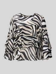 Bluzka z czystej wiskozy o kroju regular fit model 'Falco' od Marella - 21