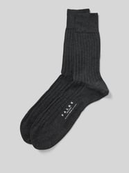 Socken mit Label-Print Modell 'MILANO' von Falke Grau - 23