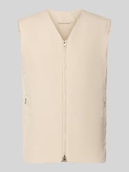 Regular Fit Weste mit V-Ausschnitt Modell 'Marve' von Tiger of Sweden Beige - 45