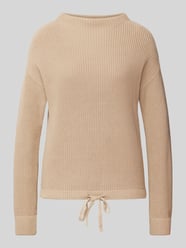 Strickpullover mit Stehkragen von Jake*s Casual Beige - 18